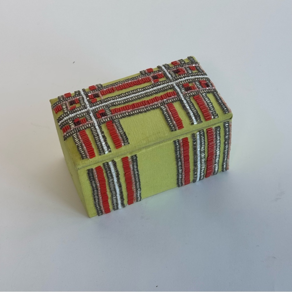 Embroidered Decorative Box